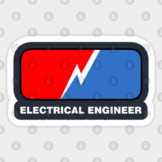 Electrical Engineer League White Text Sticker by Barthol Graphics